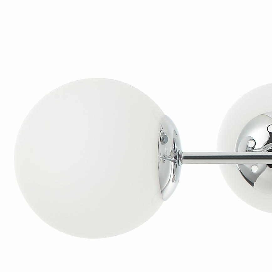 Candeeiro de tecto MADDIE 4xE14/5W/230V cromado brilhante