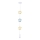 Candeeiro de tecto para crianças STARS 1xE27/20W/230V amarelo/azul/branco