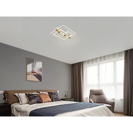 Candeeiro de tecto regulável LED/140W/230V 3000-6500K + controlo remoto