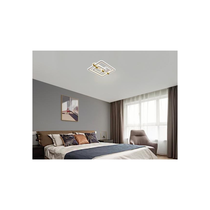 Candeeiro de tecto regulável LED/140W/230V 3000-6500K + controlo remoto
