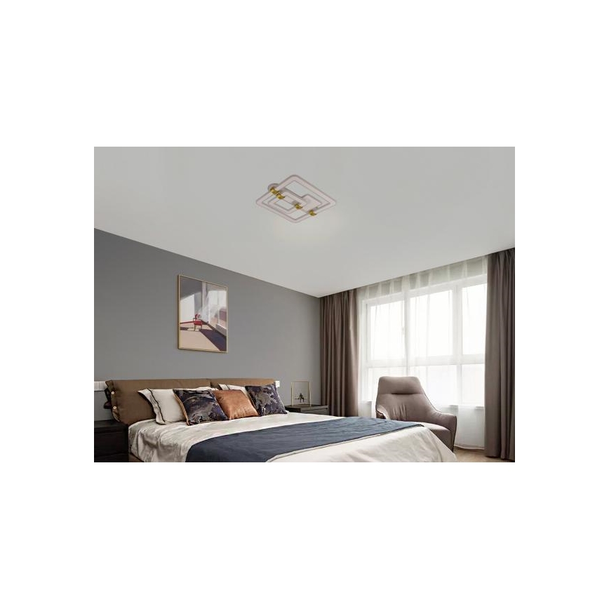 Candeeiro de tecto regulável LED/140W/230V 3000-6500K + controlo remoto