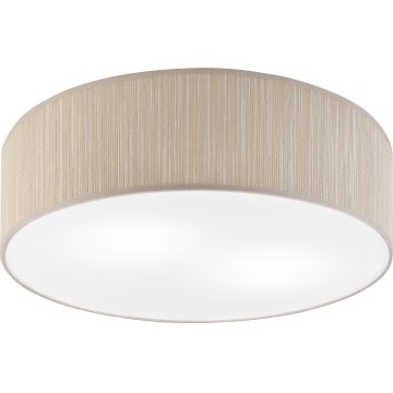 Candeeiro de tecto SIRJA 2xE27/15W/230V Ø 45 cm bege