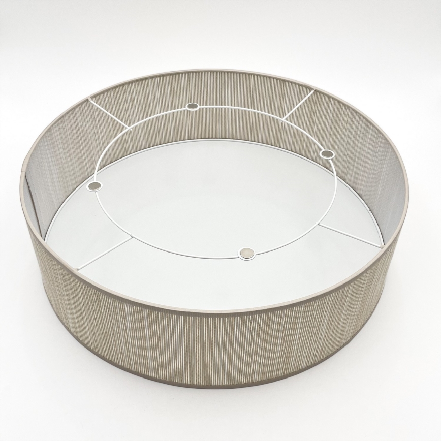 Candeeiro de tecto SIRJA 2xE27/15W/230V Ø 45 cm bege