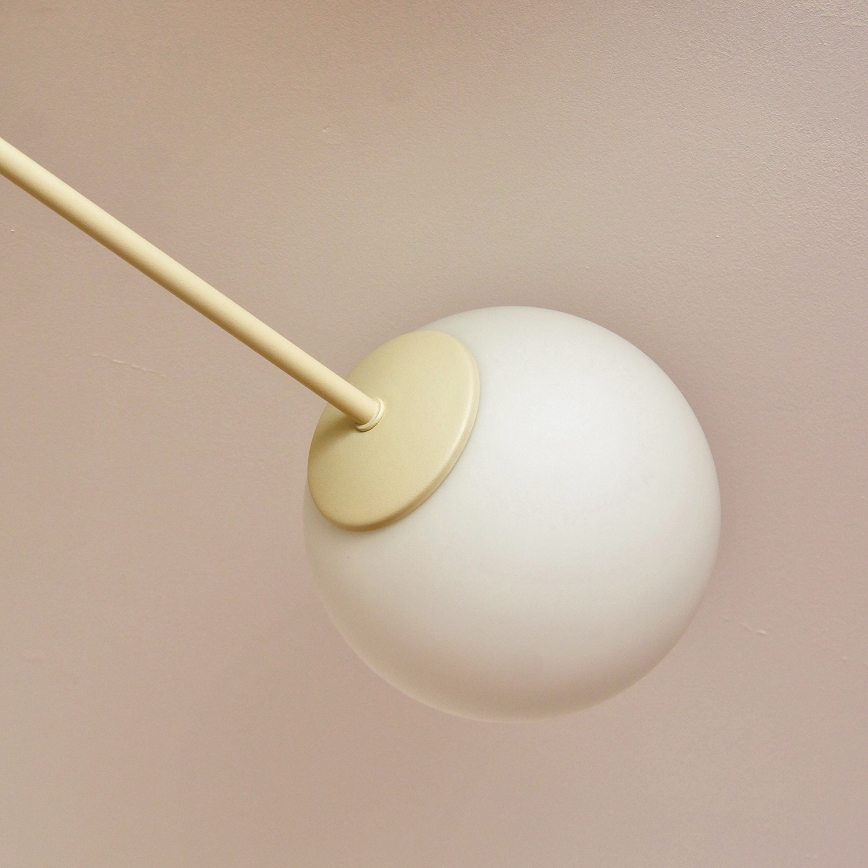 Candeeiro de tecto sobreposto MOON 4xE27/15W/230V creme
