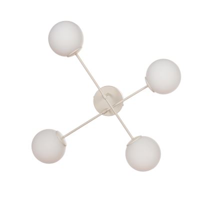 Candeeiro de tecto sobreposto MOON 4xE27/15W/230V creme