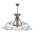 Candeeiro de teto com corrente ANTICA 5xE27/60W/230V