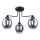Candeeiro de teto com haste FILLAN 3xE27/60W/230V preto