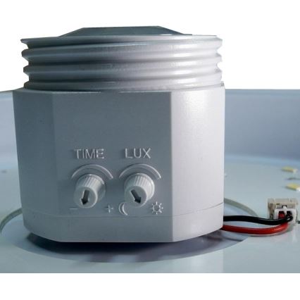Candeeiro de teto LED com sensor de movimento e crepuscular, LED/12W/230V, Ø 29 cm, branco