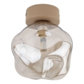 Candeeiro de teto LAVA 1xG9/8W/230V bege/fumê bege