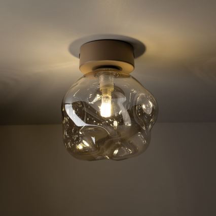 Candeeiro de teto LAVA 1xG9/8W/230V bege/fumê bege