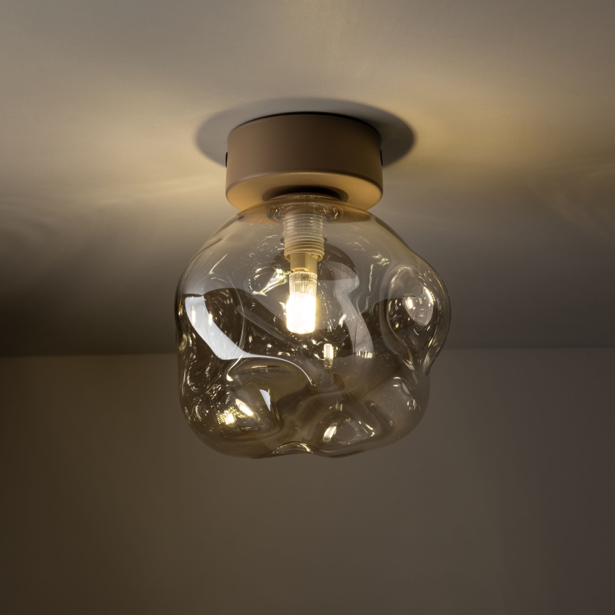 Candeeiro de teto LAVA 1xG9/8W/230V bege/fumê bege