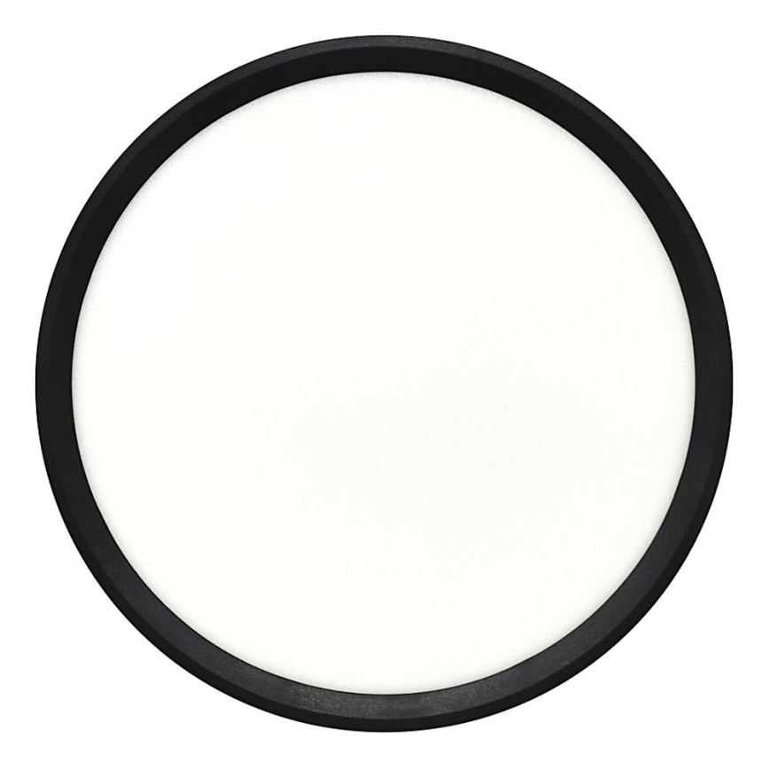 Candeeiro de teto LED/24W/230V 3000/4000/6500K Ø 30 cm preto