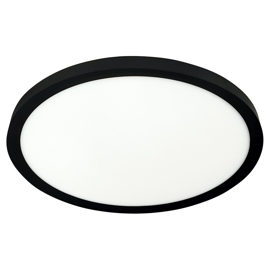 Candeeiro de teto LED/24W/230V 3000/4000/6500K Ø 30 cm preto