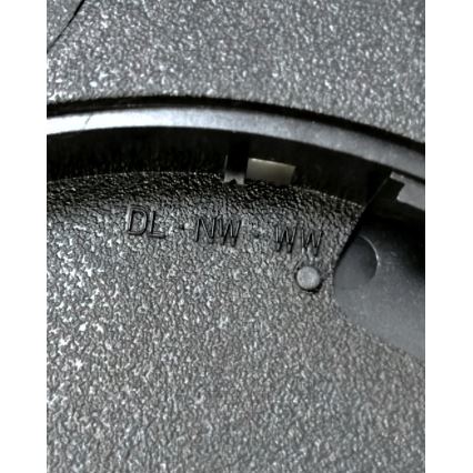 Candeeiro de teto LED/24W/230V 3000/4000/6500K Ø 30 cm preto