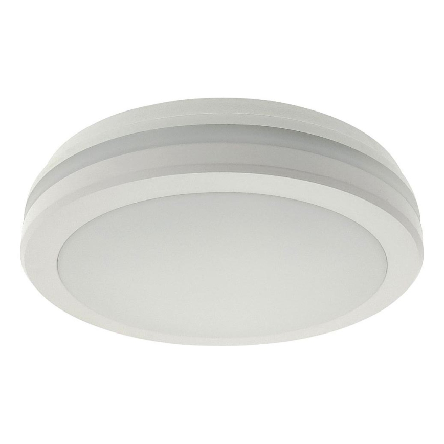 Candeeiro de teto LED com sensor de movimento LED/20W/230V 3000/4000/6500K Ø 230 cm IP54 cinzento