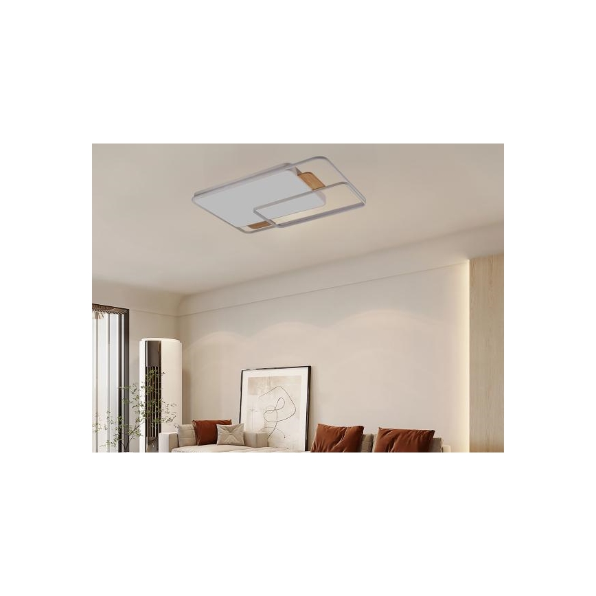 Candeeiro de teto LED dimerizável LED/280W/230V 3000-6500K + comando remoto