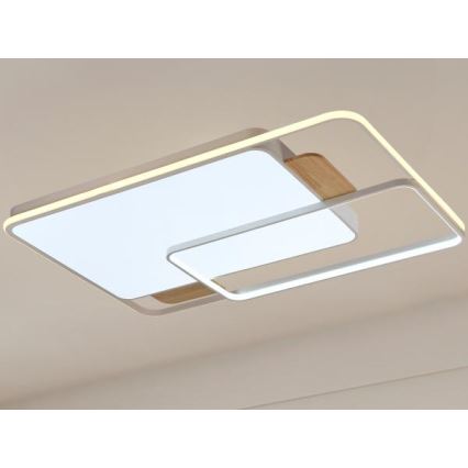 Candeeiro de teto LED dimerizável LED/280W/230V 3000-6500K + comando remoto