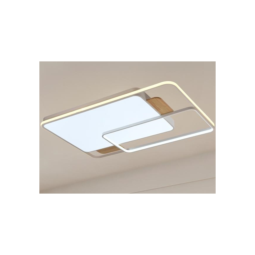 Candeeiro de teto LED dimerizável LED/280W/230V 3000-6500K + comando remoto