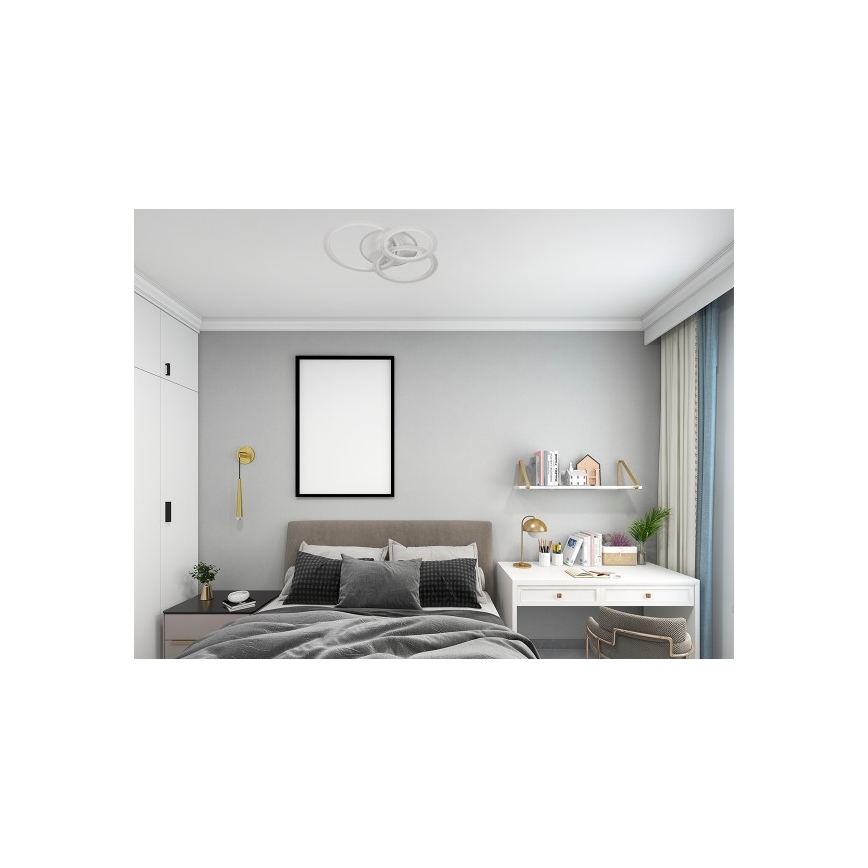 Candeeiro de teto LED dimerizável LED/90W/230V 3000-6500K + comando remoto