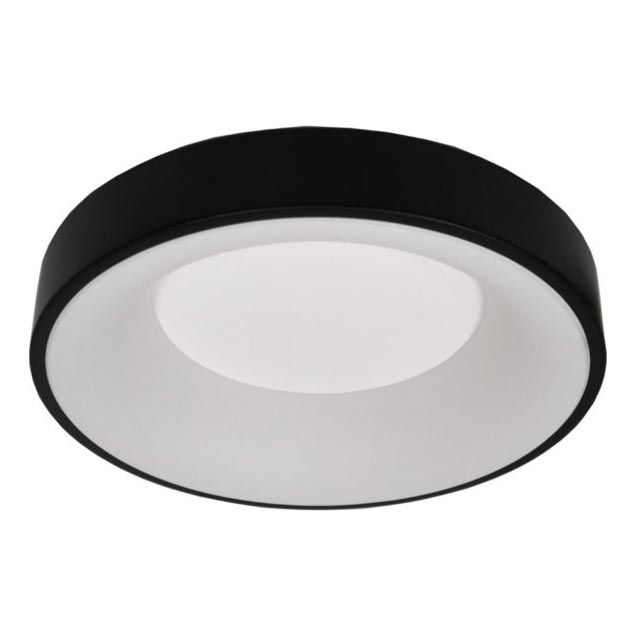 Candeeiro de teto LED DRAX LED/32W/230V 4000K Ø 38 cm preto