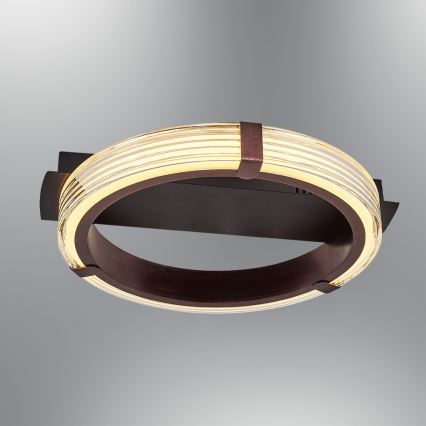 Candeeiro de teto LED JESI LED/2W/230V 3000K castanho