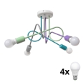 Candeeiro de teto LED OXFORD 4xE27/10W/230V