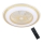 Candeeiro de teto LED regulável com ventoinha ZEPHYR LED/48W/230V 3000-6000K dourado + comando