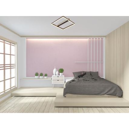 Candeeiro de teto LED regulável LED/60W/230V 3000-6500K + comando remoto