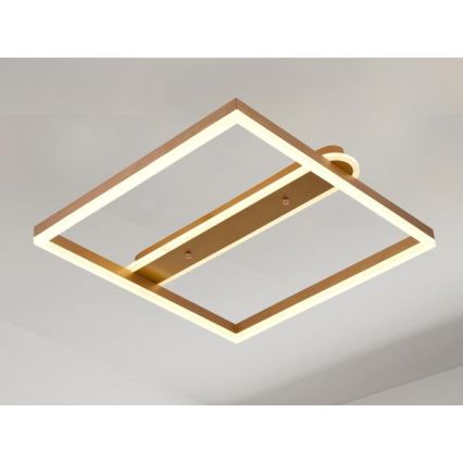 Candeeiro de teto LED regulável LED/60W/230V 3000-6500K + comando remoto