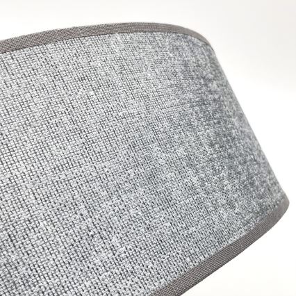 Candeeiro de teto SIRJA 1xE27/15W/230V Ø 35 cm cinzento