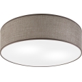 Candeeiro de teto SIRJA 2xE27/15W/230V, diâmetro 45 cm, castanho