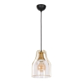 Candeeiro de teto suspenso ARIA 1xE27/60W/230V dourado