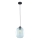 Candeeiro de teto suspenso ELIO 1xE27/15W/230V azul