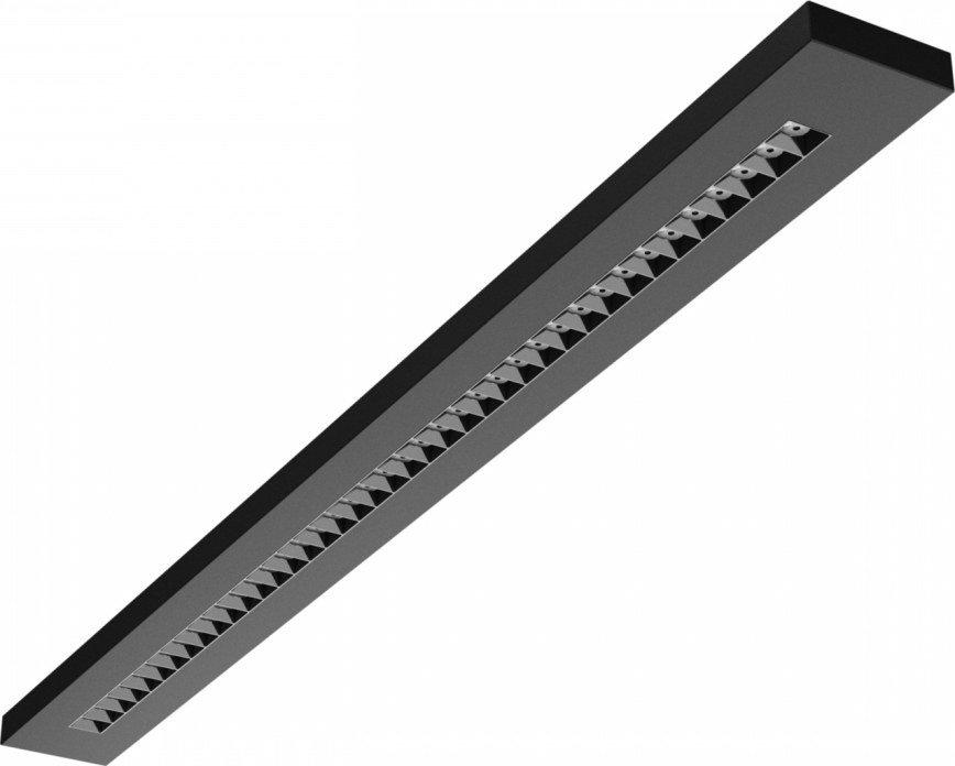 Candeeiro de teto suspenso PLANK LED/20/30/40W/230V 2700/4000/6000K CRI 90 preto