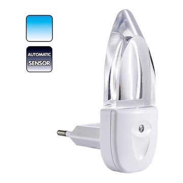 Candeeiro de tomada MINI-LUZ (luz azul)