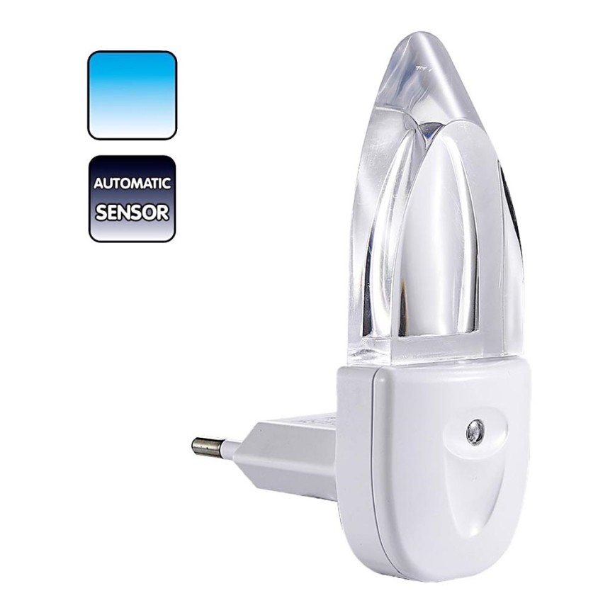 Candeeiro de tomada MINI-LUZ (luz azul)