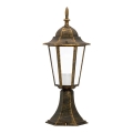 Candeeiro exterior 1xE27/20W/230V IP43 42,5 cm pátina