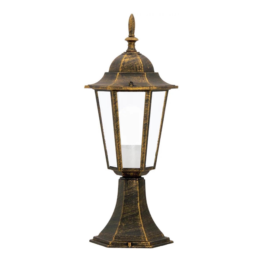 Candeeiro exterior 1xE27/20W/230V IP43 42,5 cm pátina