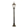 Candeeiro exterior 1xE27/20W/230V IP43 96,5 cm pátina