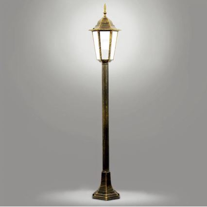 Candeeiro exterior 1xE27/20W/230V IP43 96,5 cm pátina