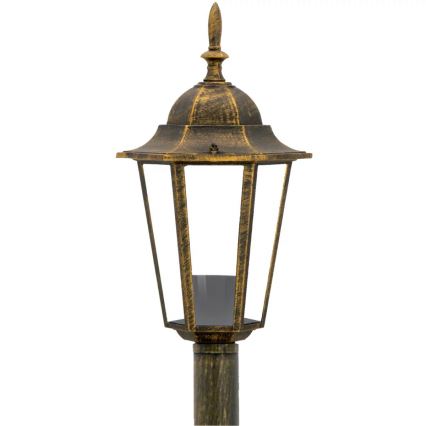 Candeeiro exterior 1xE27/20W/230V IP43 96,5 cm pátina