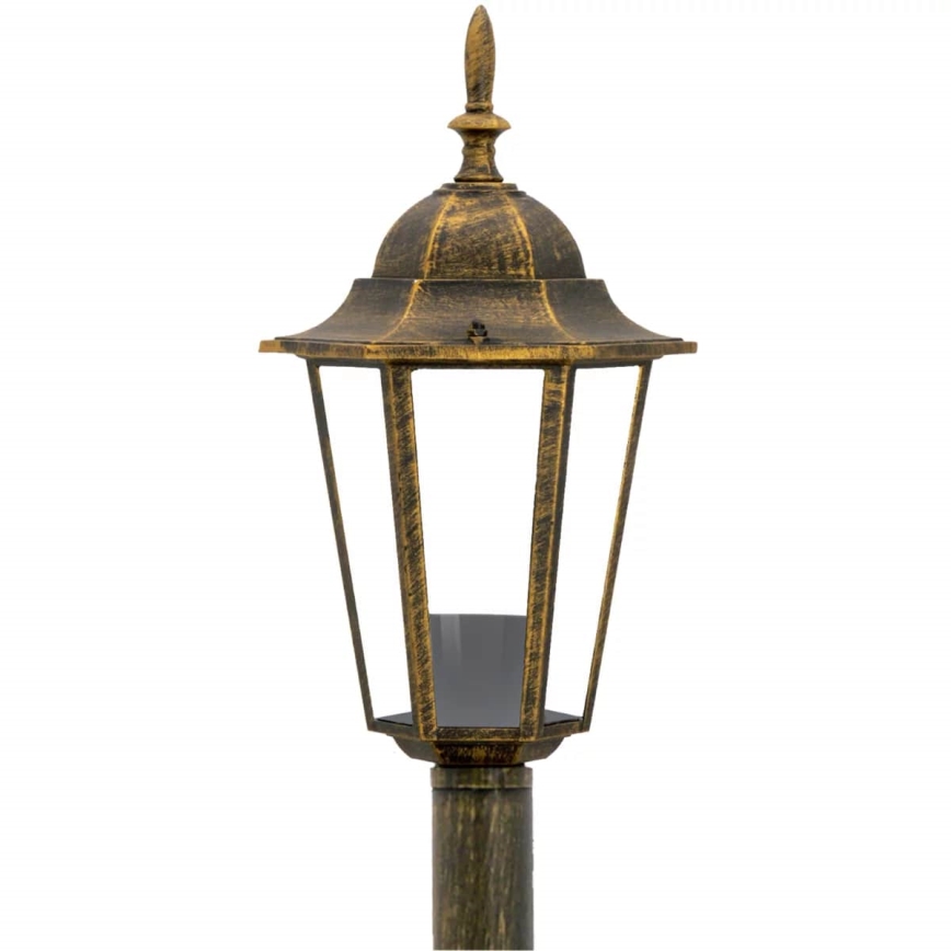 Candeeiro exterior 1xE27/20W/230V IP43 96,5 cm pátina