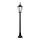 Candeeiro exterior 1xE27/20W/230V IP43 96,5 cm preto