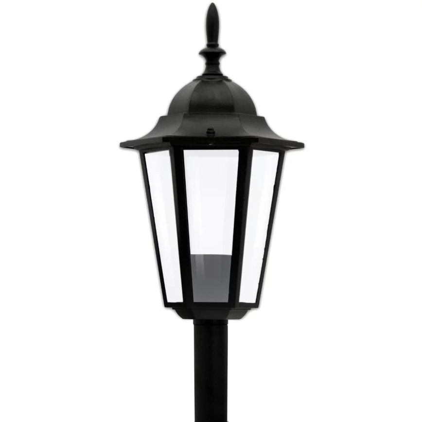 Candeeiro exterior 1xE27/20W/230V IP43 96,5 cm preto