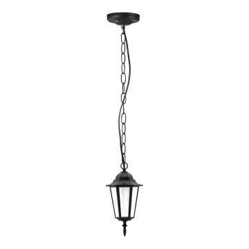 Candeeiro exterior 1xE27/20W/230V IP43 preto