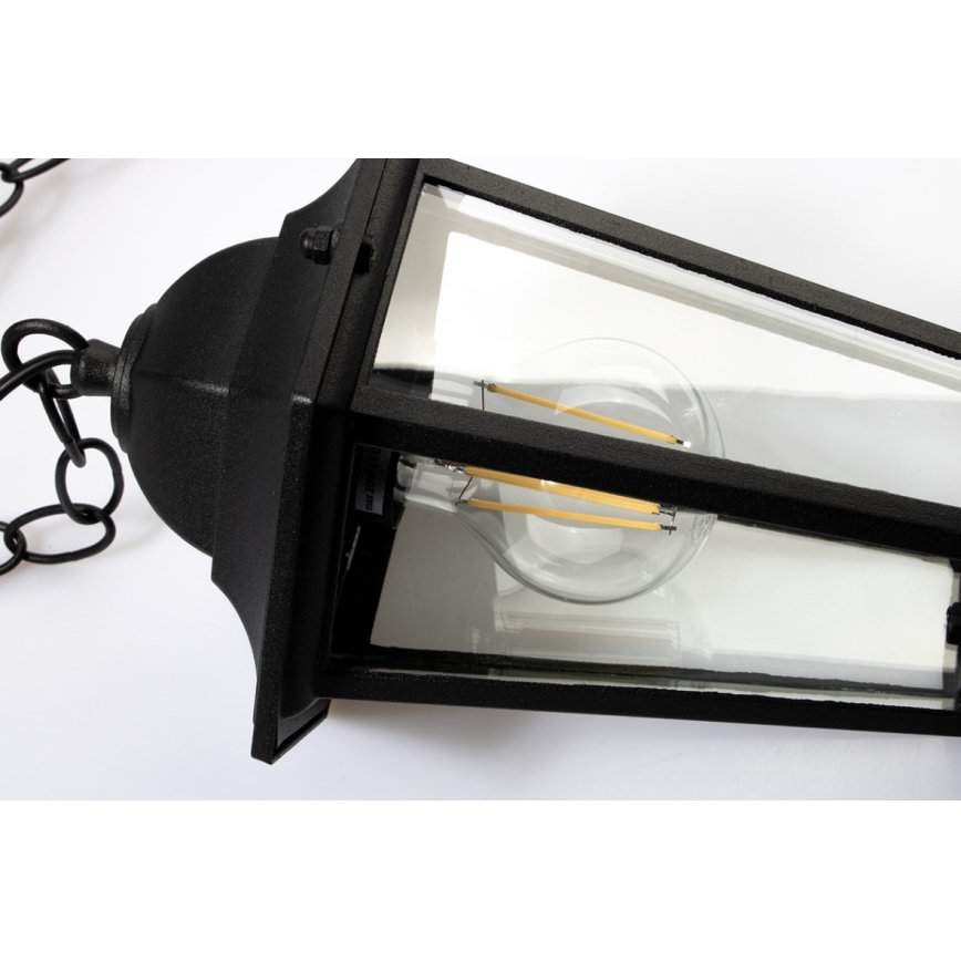 Candeeiro exterior 1xE27/20W/230V IP43 preto