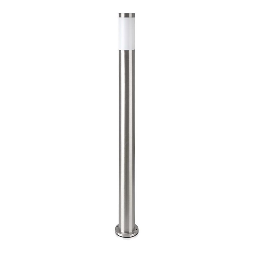 Candeeiro exterior 1xE27/60W/230V IP44 110cm mate cromado