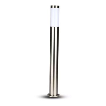 Candeeiro exterior 1xE27/60W/230V IP44 80cm cromado mate