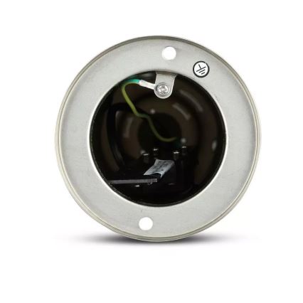 Candeeiro exterior 1xE27/60W/230V IP44 80cm cromado mate