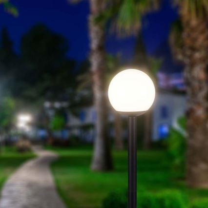 Candeeiro exterior 1xE27/60W/230V IP44 97 cm preto